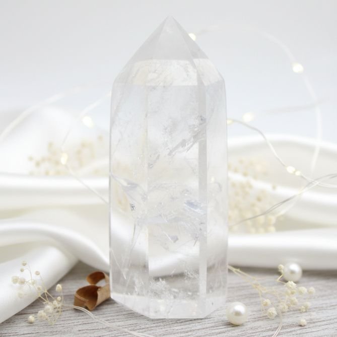 Clear Quartz Tower